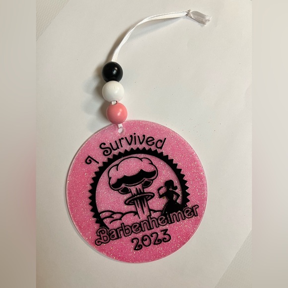I Survived Barbenheimer 2023 Christmas Ornament - Picture 2 of 2